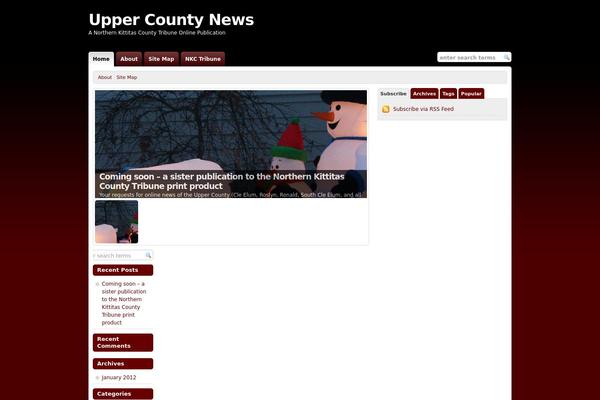 Wp Chatter theme site design template sample