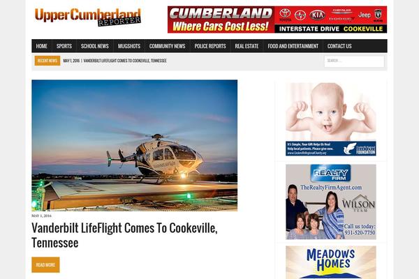 MH Newsdesk theme site design template sample