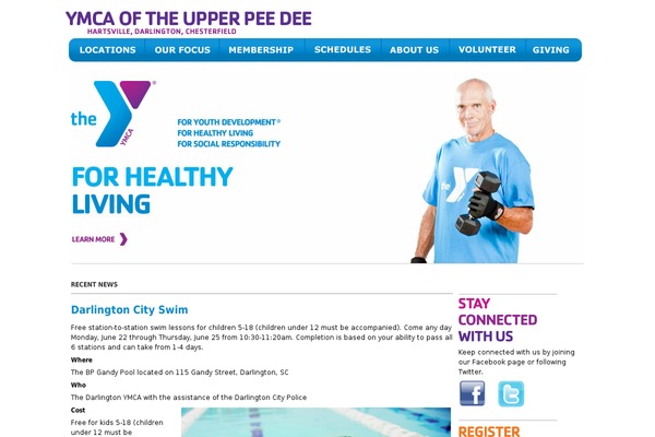 Ymca theme site design template sample