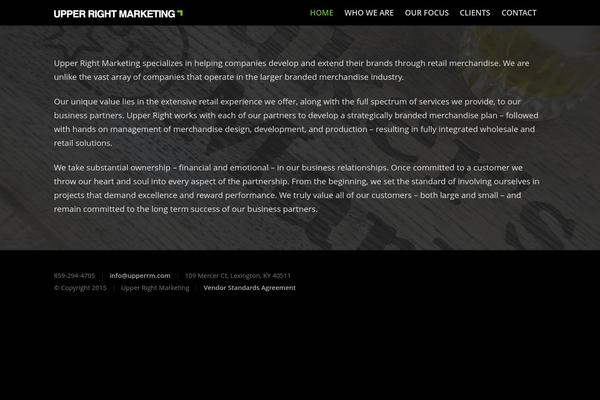 Savant theme site design template sample