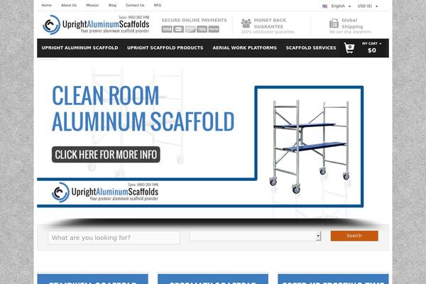 uprightaluminumscaffolds.com site used RT-Theme 15