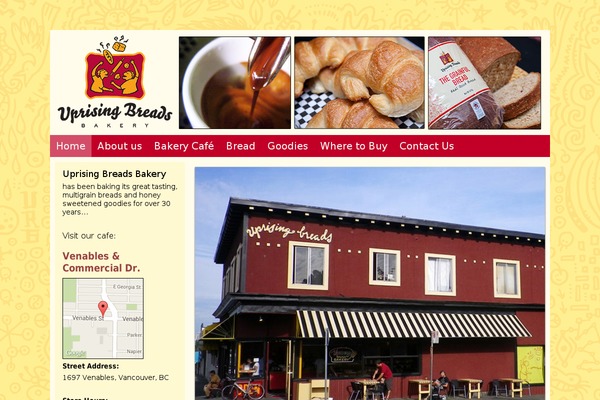 uprisingbreads.com site used Bread