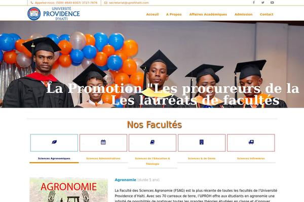 uprohhaiti.com site used Myuniversity