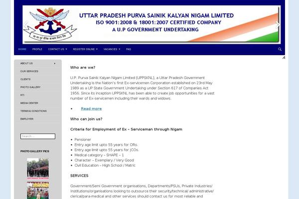 Site using Client Showcase plugin