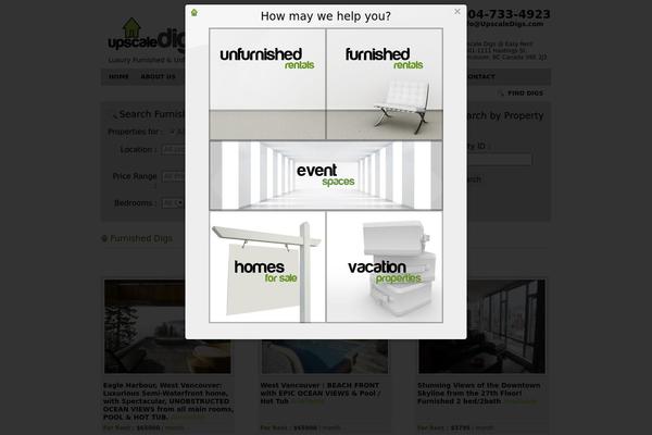 RealEstate theme site design template sample