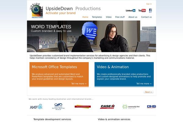 upsidedown.com.au site used Udp
