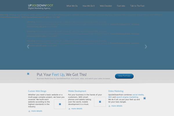 Envision theme site design template sample
