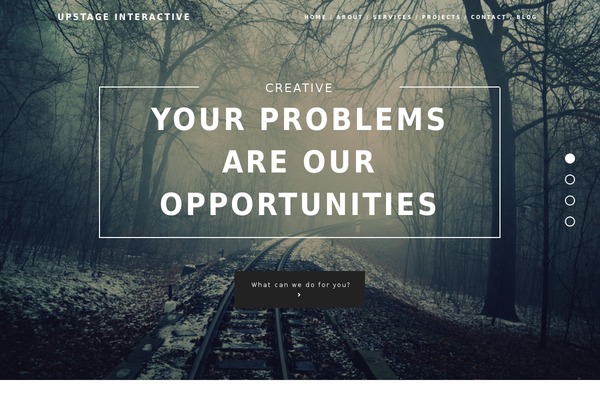 Haven theme site design template sample