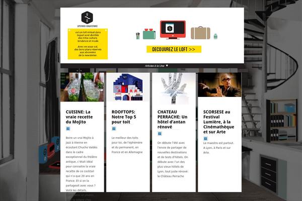 Gridly theme site design template sample