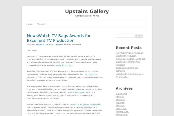 upstairsgallery.org site used Silver-platinum