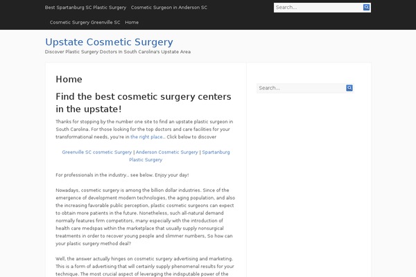 Infinity theme site design template sample