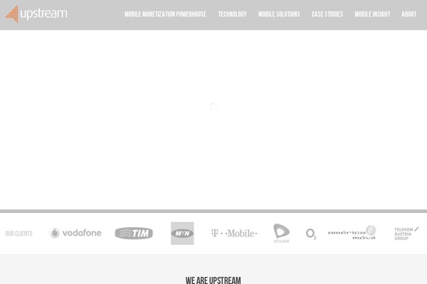 Upstream theme site design template sample
