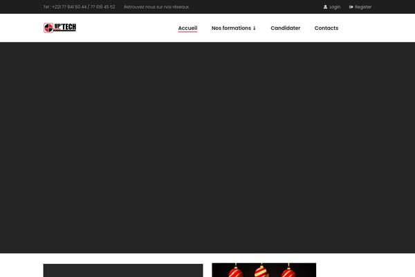 Academist theme site design template sample