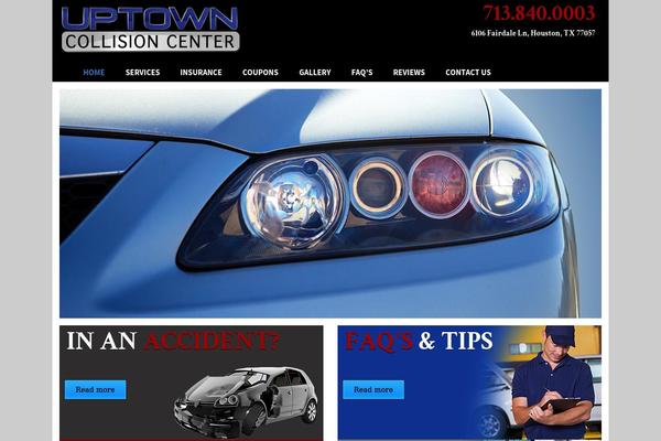 upTown theme site design template sample