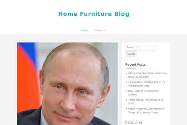 Easy Blog theme site design template sample