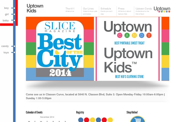 uptownkidsstyle.com site used Display