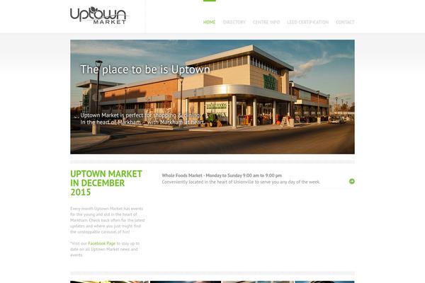 upTown theme site design template sample