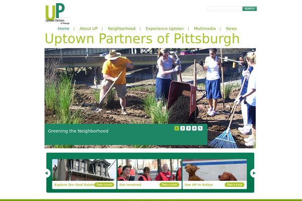 upTown theme site design template sample