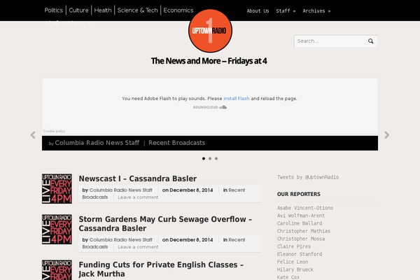 uptownradio.org site used Dailynews