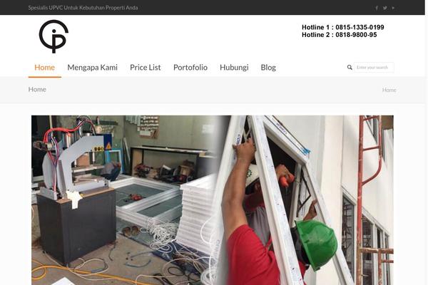Blogus theme site design template sample