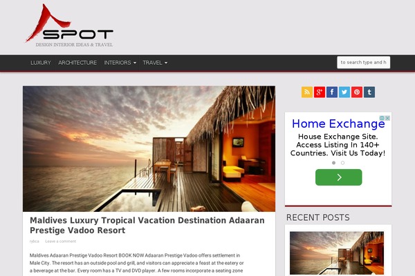 Sahifa theme site design template sample