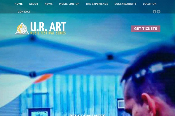 Fest theme site design template sample