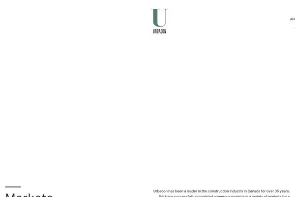 urbacon.net site used Caldera