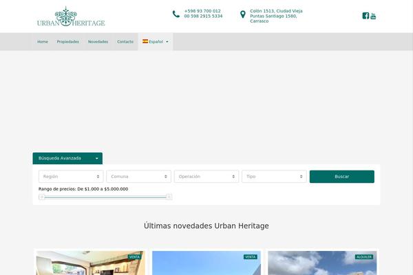Houzez-child theme site design template sample