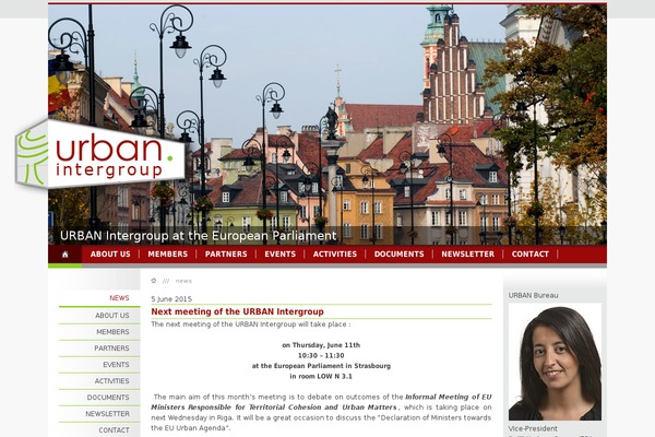 Urban theme site design template sample