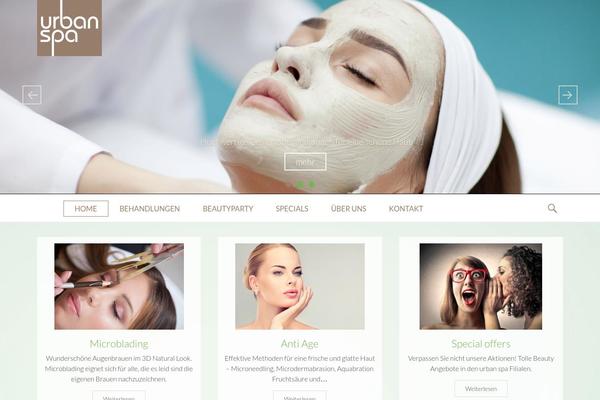 Radiate theme site design template sample