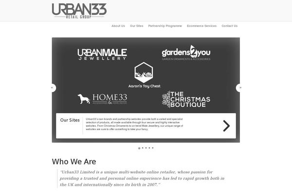 urban33.co.uk site used Organic_business