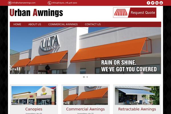 Urban theme site design template sample