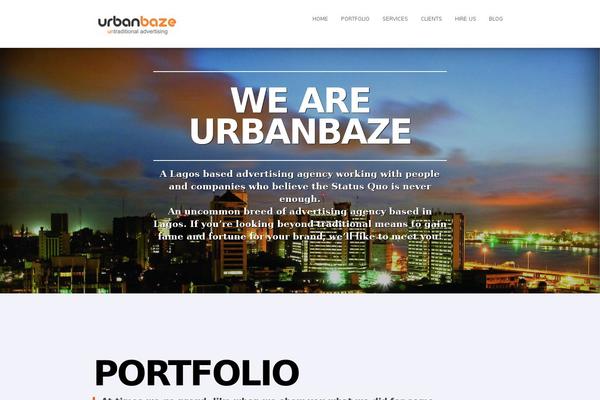 Status theme site design template sample