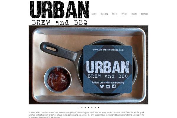 Immersion theme site design template sample