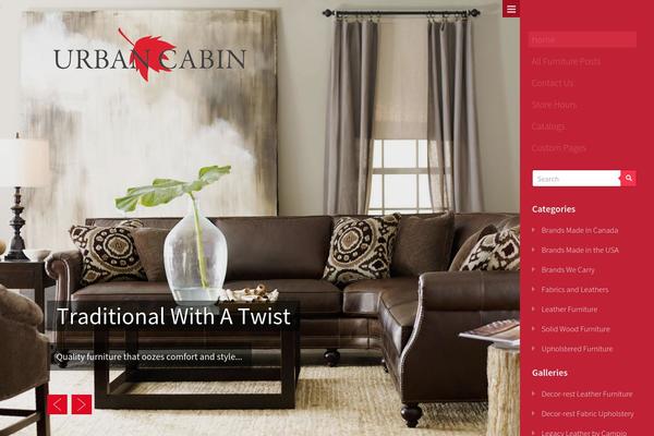 urbancabin.ca site used Photomakertheme