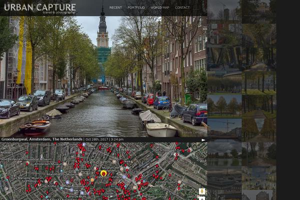 Fullscreen theme site design template sample