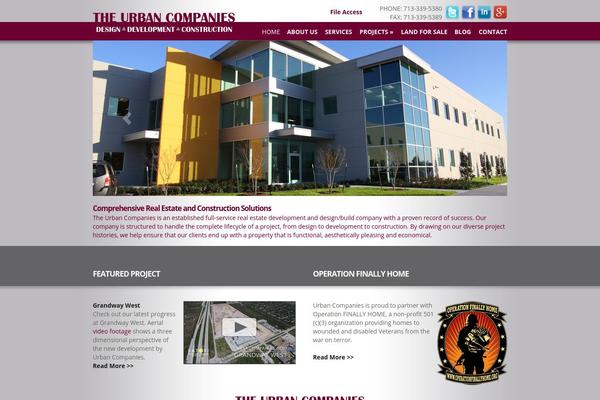 Flexible theme site design template sample