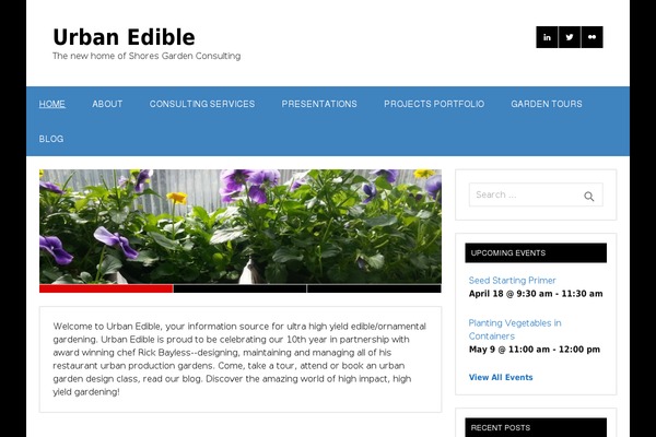 urbanedible.net site used Dynamic News