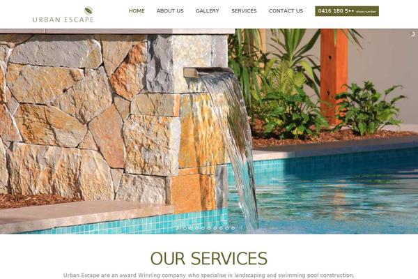 Mercury theme site design template sample