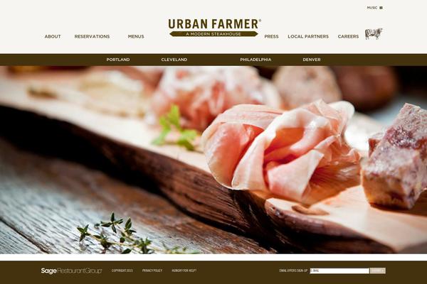 urbanfarmerrestaurant.com site used Urbanrestaurant