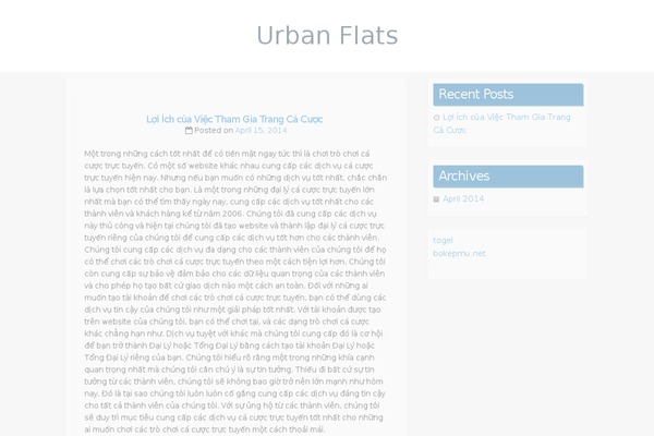 urbanflats.net site used C2vtheme