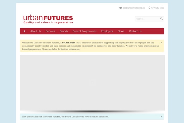 urbanfutures.org.uk site used Aqua