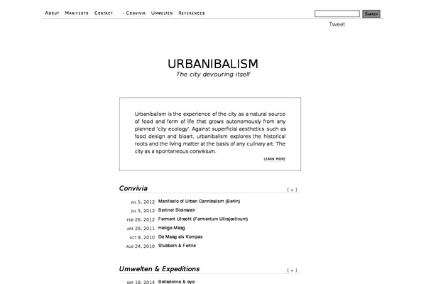 Oulipo theme site design template sample
