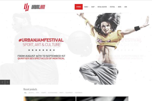 Bigbang theme site design template sample