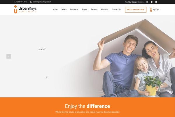 Houzez-child theme site design template sample