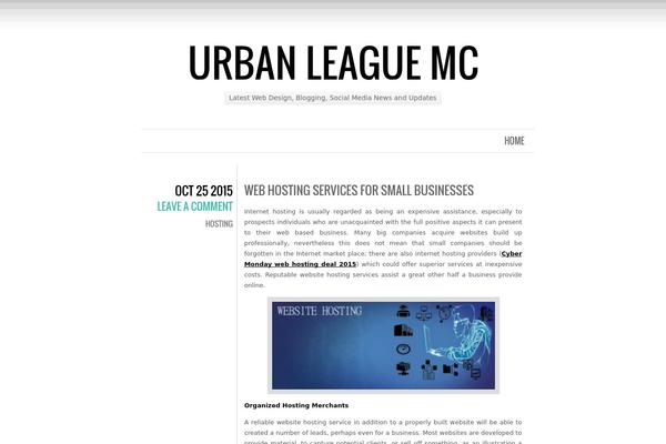 Chunk theme site design template sample