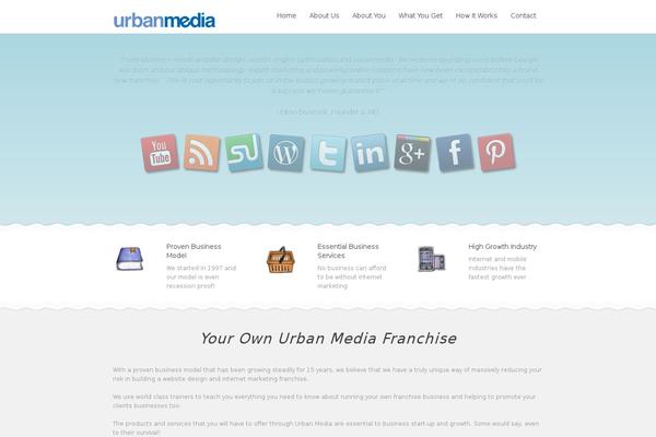 urbanmediafranchise.com site used Pixelpress