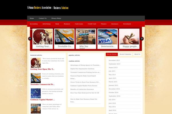 GrungeMag theme site design template sample