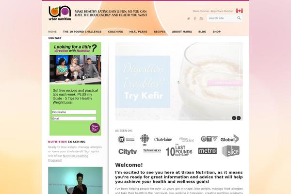 urbannutrition.com site used Choices