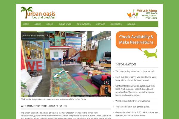 urbanoasisbandb.com site used Metro Pro